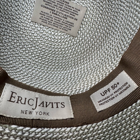 Eric Javits Chic Gray Ribbon Hat - Picture 2 of 2